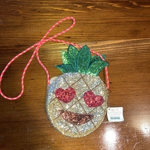 COPY - Kids glitter pineapple purse j.crew kids